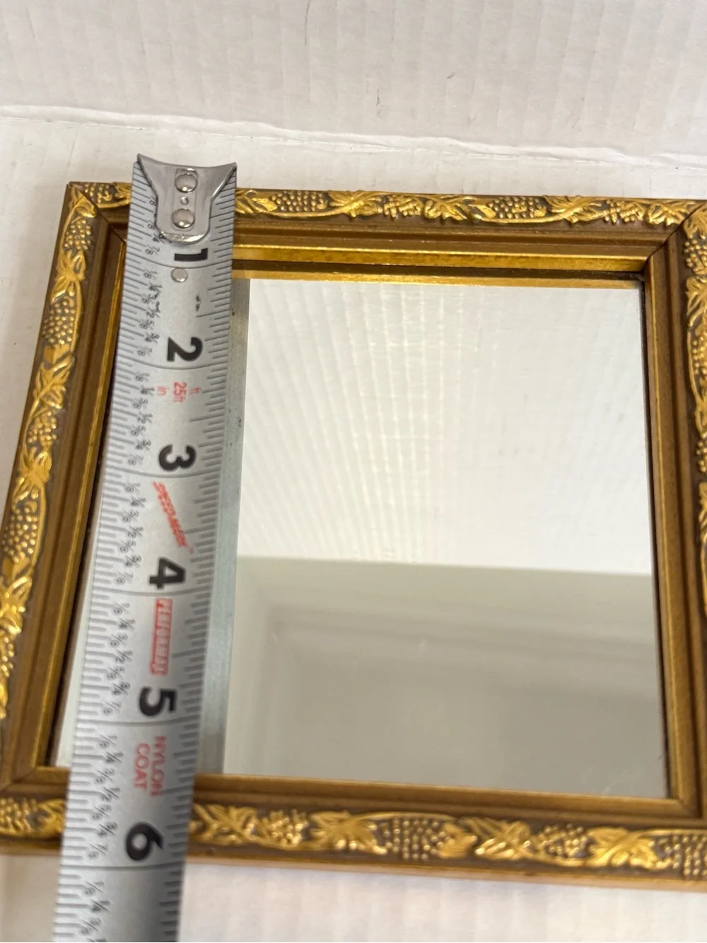 Vintage Home interiors gold framed mirror